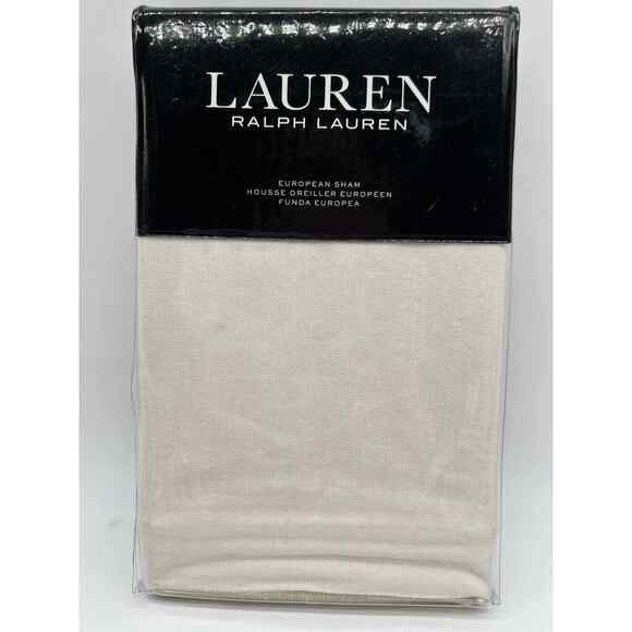Lauren Ralph Lauren Estella Paisley One Euro Sham Classic Cream $170 NWT,🛒 - Picture 1 of 12